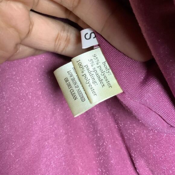 Dylan Puffer Vest Velvet Fuchsia Rare Women’s Size Small S USED - Picture 6 of 6